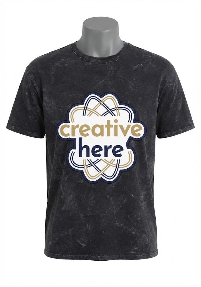 Unisex Acid Wash Oversized Tee