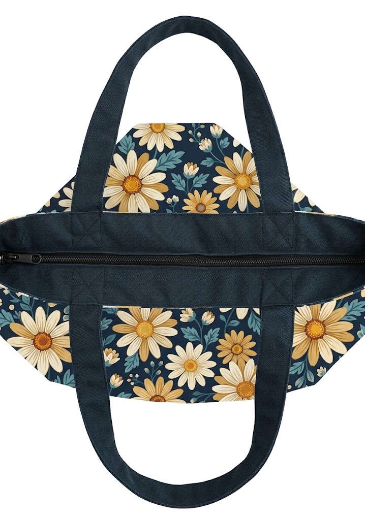 Unisex AOP Tote bags Zipper